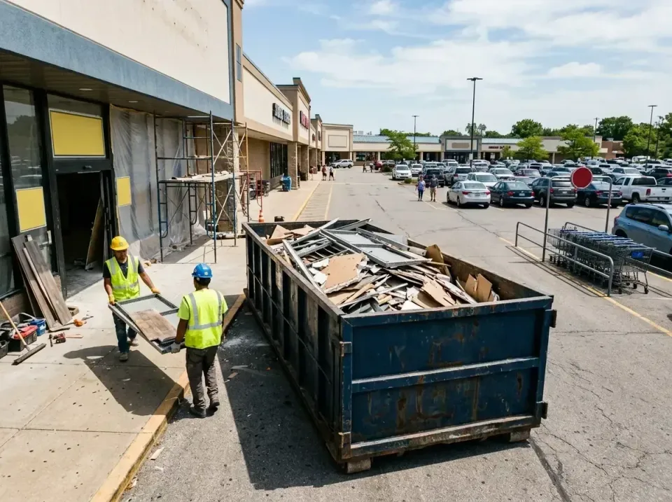 retail-store-renovation-debris-003 — frequently asked questions, Roll-off Dumpster Rentals in Lakeville, MN